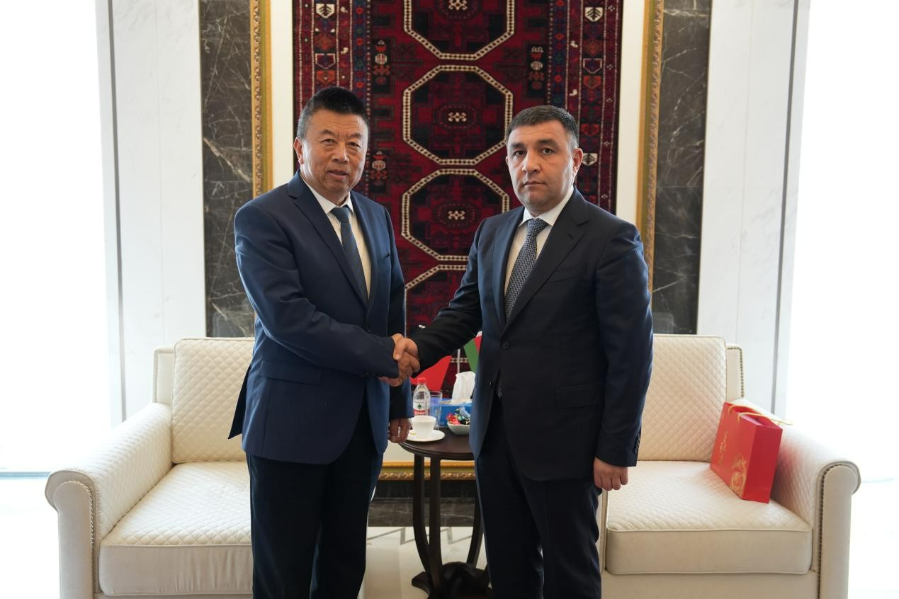 和振伟与阿塞拜疆驻华大使会谈
